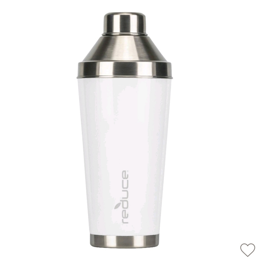 Reduce 20oz Insulated Stainless Steel Cocktail Shaker - White